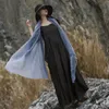 Johnature Zomer Originele Vrouwen Sling Dress Vintage Patchwork Hoge Kwaliteit Effen Kleur Dames Doeken Katoen Maxi Jurk 210521