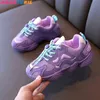 Autumn Kids Sports Shoes Air Mesh Breathable Children Casual Running Sneakers Soft for Boys Girls 220115