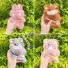 Favore di partito Fluffy Cartoon Bear Mini bottiglie di acqua calda Scaldamani invernale per ragazze Sollievo dal dolore portatile Fuzzy Hand Feet Plush