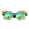 Solglasögon Feitong Summer Women Men Punk Colorful Glasses Rave Festival Party EDM Diffrahted Lens Outdoor Travel Sun3065