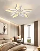 Moderne LED plafondlamp voor woonkamer slaapkamer dineren witte acryl kroonluchter lamp fxiture