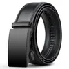 Belts Brand Genuine Leather Belt Man Men's Fashion Automatic Famous Luxury Designer Black Buckle For Men Strap Jeans