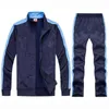 LICITY PIG tute tuta da uomo tuta da squadra tuta con zip giacca sportiva pantaloni da jogging uomo tute sportive tute da jogging set X0610