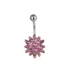 D0066 Bowknot Stone Belly Dear Button Ring0123456788654869