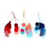 Bohemian Style Keychain Creative Handmade Tassel Pendant Ethnic Keychain Accessories Fashion Bag Pendant G1019