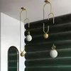 Lustres pós-modernos eletrodometria bronze de vidro esticada pellets americano candelabro máquina de quarto cabeça sala de estar cafeteira lâmpada