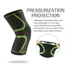 6 couleurs élastiques sport jambe genouillères soutien orthèse enveloppe protecteur Compression coussin de sécurité randonnée cyclisme course Fitness genouillère