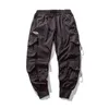 HOUZHOU Black Cargo Pants Men Joggers Hip Hop Techwear Pants Hippie Cargo Trousers for Men Streetwear Plus Size Pockets Oversize 220108