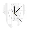 Mirror Effect Tooth Dentistry Wall Clock Laser Cut Decorative Dental Clinic Office Decoration Teeth Care Dental Surgeon Gift 210325