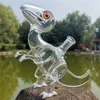 Szklane bongo wodne Dino z 10mm żeńskim złączem wiertniczym fajki wodne Bubbler Bongs kwarcowy Banger