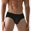 CMENIN 4PCS SEXY GAY MEN Underkläder Briefs 2021 Nya Mesh Andningsbara underbyxor Kortfattad Man Solid Cueca Male Panties Slip CM003 H1214