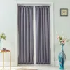 Curtain & Drapes 2pcs/Set Solid Color Curtains For Living Room Rod Style Bedroom Blackout Blinds Home Decorations Salon