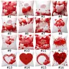 Cuscini decorativi per la casa Custodie per cuscini Love balloon Federa per cuscino quadrata traspirante per San Valentino 16 stili T9I001685