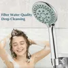 Modalità 5 Soffione doccia in fase di regolazione Facile da installare Accessori per rubinetti da bagno a risparmio idrico Cappellini da ciclismo Maschere