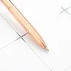 Partihandel Vintage Europeisk DIY Design Natural Feather BallPoint Pen med påfågel Gulliga vita fjädrar Rose Gold Silver Fatels valfritt