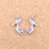 133pcs Antique Silver Bronze Plated high-heeled shoes Charms Pendant DIY Necklace Bracelet Bangle Findings 20*11mm