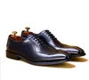 2021 Sapatos Derby Masculinos de Marca Famosa Primavera Outono Couro Genuíno Sapatos Vestidos Feitos à Mão Para Homens Trabalho de Escritório Sapatos Formais com Cadarço