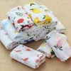 Baby Bathroom Soft Towels Infant Double Layer Muslin Blanket Animal Swaddle Robes Kids Swadding 125*115cm ZYY799