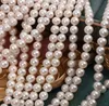 8-9mm Natural Pearl Beaded Necklace 36cm Bridal Jewelry Gift Choker Wholesale of Semi-finished Products