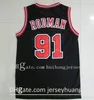 Męskie koszulki Dennis Rodman #33 Scottie Pippen Jerseys The Worm 10 #Dennis Rodman- Men Sports Shirt Szygowane koszule koszykówki