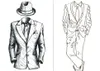 빨간 결혼식 망 정장 슬림 맞는 신랑 남성에 대 한 턱시도 두 조각 Groomsmen Suit Blazer 공식 무도회 비즈니스 자켓 바지