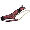 Collier de bondage à manches de cou BDSM Collier sexy jouet jeux pour adultes outils en cuir lièvre collier fétichiste jouets sexuels pour couples Y201118