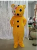 Volwassen grootte Bear Mascotte Kostuums Halloween Fancy Party Dress Cartoon Character Carnaval Xmas Pasen Reclame Verjaardag Party Kostuum Outfit