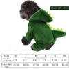 19 Color Cute Cartoon Dog Apparel Turned Small Dogs Clothes Winter Warm Transformed Hoodies Four Legs Clothing Hoodie Cosplay Pet Coat Jacket Christmas Costume A123