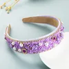 Moda Kadınlar Kafa Shining Çiçek Rhinestone Hairband El Yapımı En Kaliteli Saç Aksesuarları Toptan