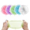 Couvercles extensibles en silicone, lot de 6 couvercles de différentes tailles pour bol, accessoires de cuisine en silicone de qualité européenne.