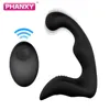 Nxy Anal Toys Phanxy Remote Control Male Prostate Massager Vibrator for Men Silicone Butt Plug Sextoy Gay Beginners Tail Sex Toy 1207