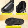Kar Botları Kadın Artı Kadife Kalın Kuşak Su Geçirmez Kaymaz Kürk Entegre Kış Sıcak Pamuk Ayakkabı Ve 211019