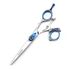 Hår sax 55quot 6quot Flying Shears 440C Swivel Thumb Rotating Hairdressing2532696