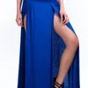 Women Skirt Split Irregular High Waist Long Skirts Womens All Match Sexy Black Red Gray Blue Summer Fashion 210513