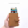 Zovyvol Short Smart Male Wallet Bag Leather Rfid Mens Trifold Card Small Coin Pocket S 211223236E