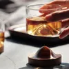 Whisky Glass Glass Drewniane Dolne Irlandzkie Wino Przezroczyste Szkło Kubek Dla Whisky Wine Vodka Bar Club Narzędzia Scotch Lover Unikalny prezent