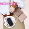 Card Holders Cross Body Mobile Phone Bag Touching Screen Clear Window Mini Purse Cell Pouch SAL998909663