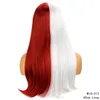 60 cm Meu herói Academia Cosplay Cabelo Sintético Perucas Misture Onda Cor Perruques de Chaveux Humanos Wig-313