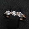 Кластерные кольца хрустальное кольцо для женщин европейские и американские моды простые ювелирные изделия дата подарка свадьба 2021 Wome