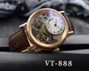 mens watch leather automatic mechanical men watches diver Sport steel strap male sapphire glass hollow wristwatch 5TM waterproo