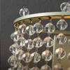 Modern LED Crystal Wall Sconce ljuskronor Ljus Nya Cristal Wall Lights Fixtures för sovrum Vardagsrum Lyx Creative Design Home Lamps