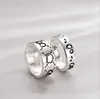 Skull Stainless Steel Band Ring Classic Women Couple Party Wedding Jewelry Men Punk Rings Size 5-11