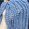 AAA Natural Bead Blue Angel Stone Luźne Koraliki Do Tworzenia Biżuterii DIY Naszyjnik Bransoletka Kolczyki Akcesoria