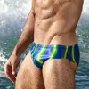 Troncos de natação dos homens Rápido Swimwear seco Cintura baixa Sexy Bikini Wear Piscina Shorts Banheira Terno 210515