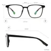 Модные солнцезащитные очки рамы TR90 Легкие негабаритные очки мужчины и женщины маленькие полные квадратные очки