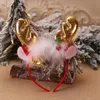 Holiday Headbands Reindeer Antler Santa Hat Christmas Head Toppers Flexibilitet att passa alla storlekar Party Supplies XBJK2111