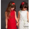 Wiosna Czerwony Dzieci Suknie Ślubne Cartoon Fancy Girl Sukienki Jesień Kostium Dziewczyna Wysokiej Jakości Drukowanie Dzieci Dress Q0716