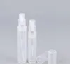 PP زجاجة عطر صغيرة شفافة 2ML 3ML 4ML 5 ملليلتر زجاجات رذاذ البلاستيك فارغة مع الرش بخاخ