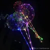 LED Bobo Balloon med 315 tum Stick 3M String Balloon LED Light Christmas Halloween Birthday Balloons Party Decor Bobo Balloons1481788