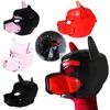 NXYCockrings BDSM Gay Puppy Play Toys Leather Dog Hood Fetish Slave Restraints Bondage Mask Hood Sex Tools for Men Gay Sex Shop Tillbehör 1126 1126